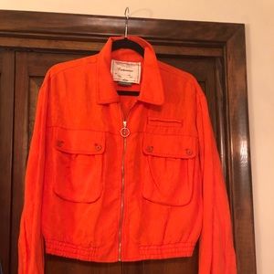 Cartonnier Orange bomber-style jacket